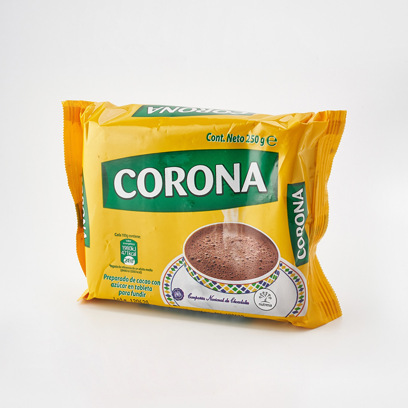 Chocolate Corona Para Taza X250grs