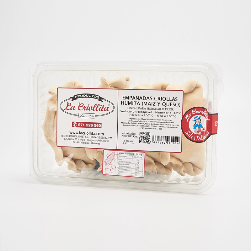 Empanadas Humita La Criollita X4u