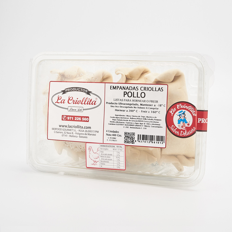 Empanadas Pollo La Criollita X4u