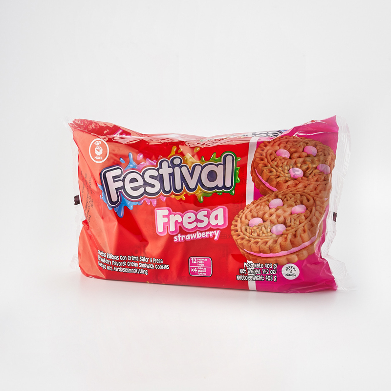 Galletas Festival Fresa X403grs