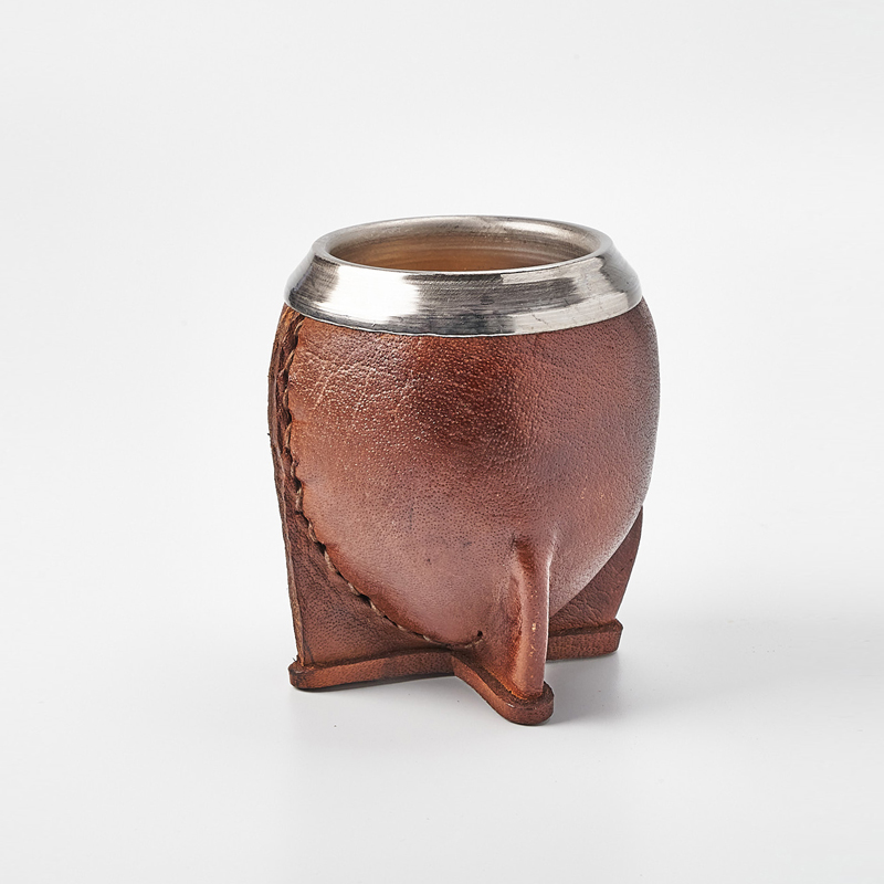 Mates Calabaza Forrado Cuero Colore