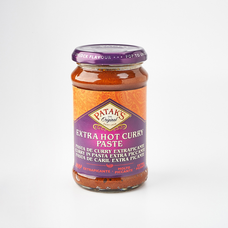 Pasta Pataks Hot Curry Spice X283gr