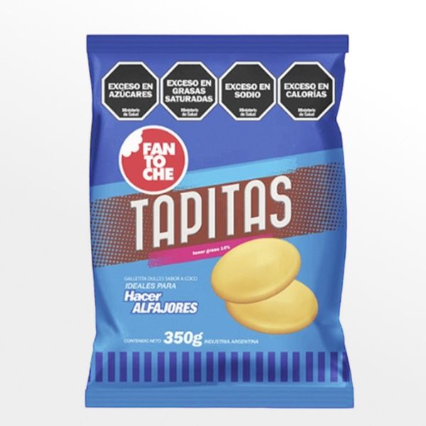 Tapitas Alfajores Fantoche 350grs